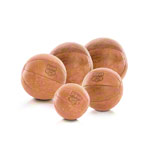 ARTZT Vintage Series leather medicine ball set 5  pcs., 1-5 kg