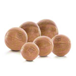 ARTZT Vintage Series leather medicine ball set 6 pcs., 1-5 kg