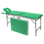 Aluminum case table Robusta ST, incl. headrest + armrest, 170/210x56x70-82 cm