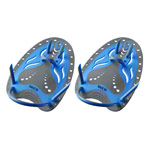 BECO Handpaddles Flex swimming trainer, size M, blue, pair