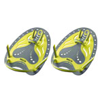 BECO Handpaddles Flex swimming trainer, size S, yellow, pair