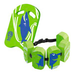 BECO-SEALIFE swimming belt 5-block, 19-30 kg + BECO swimming board SHARKY