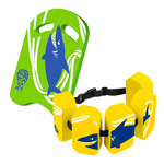 BECO-SEALIFE swimming belt 5-block, 19-30 kg + BECO swimming board SHARKY