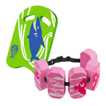 BECO-SEALIFE swimming belt 5-block, 19-30 kg + BECO swimming board SHARKY