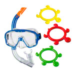 BECO diving set diving mask Bahia Kids incl. diving ring set Schildi