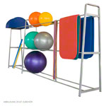 Ball rack incl. extension module, 405x62x180 cm, 2-pcs.