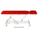 Delta therapy table DS2 with wheel lift system and all-round height adjustment