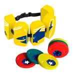 Dolphin swimming discs up to 60 kg, pair, 2x3 discs incl. BECO swimming belt