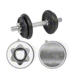 Dumbbell-set, 10 kg, 5-pcs.