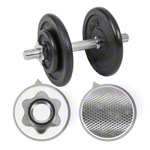 Dumbbell-set, 15 kg, 5-pcs.