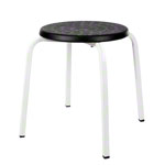 Exclusive multi-purpose stool with PU seat  34 cm