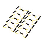 Fitness toner, lightweight, yellow, set of 10