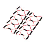 Fitness toner, strong, red, set of 10