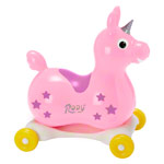 GYMNIC bouncing animal unicorn Rody Magical Unicorn with roll tub