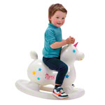 GYMNIC bouncing animal unicorn Rody Magical Unicorn with swing tub