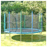 Garden trampoline fun 43 set, trampoline � 4.3 m incl. safety net