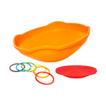 Gonge Coordination Set, 8 pcs GymTop Balace Top, Mini Top Play Top, Activity Rings
