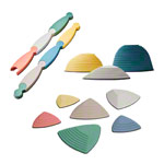 Gonge balance set, hill tops, river stones and balance path Nordic, 16 pcs.