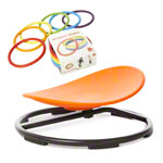 Gonge coordination set, 7 pcs carousel play top + activity rings