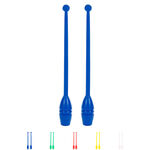 Gymnastic club made of plastic, set of 2, 45 cm
