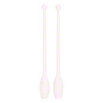 Gymnastic club made of plastic, set of 2, 45 cm