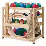 Gymnastics equipment trolleys exclusive set, 107 pieces
