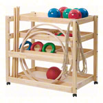 Gymnastics equipment trolleys exclusive set, 44-piece