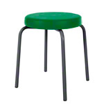 Gymnastics stool standard with comfort cushion,  38 cm, frame color anthracite