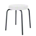 Gymnastics stool standard with comfort cushion,  38 cm, frame color anthracite