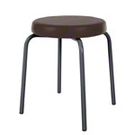 Gymnastics stool standard with comfort cushion,  38 cm, frame color anthracite