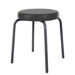 Gymnastics stool standard with comfort cushion,  38 cm, frame color anthracite