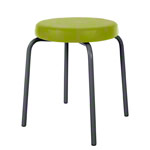 Gymnastics stool standard with comfort cushion,  38 cm, frame color anthracite