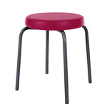 Gymnastics stool standard with comfort cushion,  38 cm, frame color anthracite