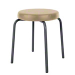 Gymnastics stool standard with comfort cushion,  38 cm, frame color anthracite
