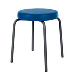Gymnastics stool standard with comfort cushion,  38 cm, frame color anthracite