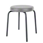 Gymnastics stool standard with comfort cushion,  38 cm, frame color anthracite