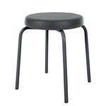 Gymnastics stool standard with comfort cushion,  38 cm, frame color anthracite
