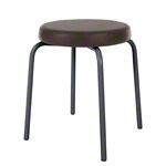 Gymnastics stool standard with comfort cushion,  38 cm, frame color anthracite