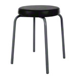 Gymnastics stool standard with comfort cushion,  38 cm, frame color anthracite