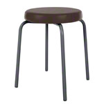 Gymnastics stool standard with comfort cushion,  38 cm, frame color anthracite