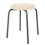 Gymnastics stool standard with comfort cushion,  38 cm, frame color anthracite