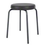 Gymnastics stool standard with comfort cushion,  38 cm, frame color anthracite