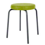 Gymnastics stool standard with comfort cushion,  38 cm, frame color anthracite