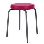 Gymnastics stool standard with comfort cushion,  38 cm, frame color anthracite
