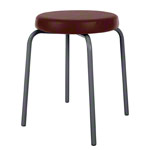 Gymnastics stool standard with comfort cushion,  38 cm, frame color anthracite