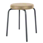 Gymnastics stool standard with comfort cushion,  38 cm, frame color anthracite