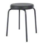 Gymnastics stool standard with comfort cushion,  38 cm, frame color anthracite