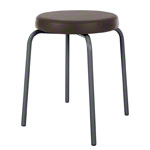 Gymnastics stool standard with comfort cushion,  38 cm, frame color anthracite