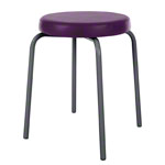 Gymnastics stool standard with comfort cushion,  38 cm, frame color anthracite