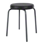 Gymnastics stool standard with comfort cushion,  38 cm, frame color anthracite